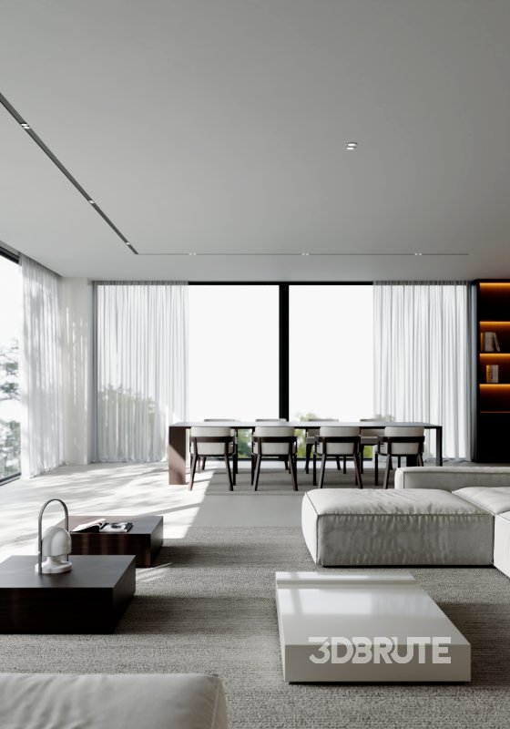 living room dining room Image 8