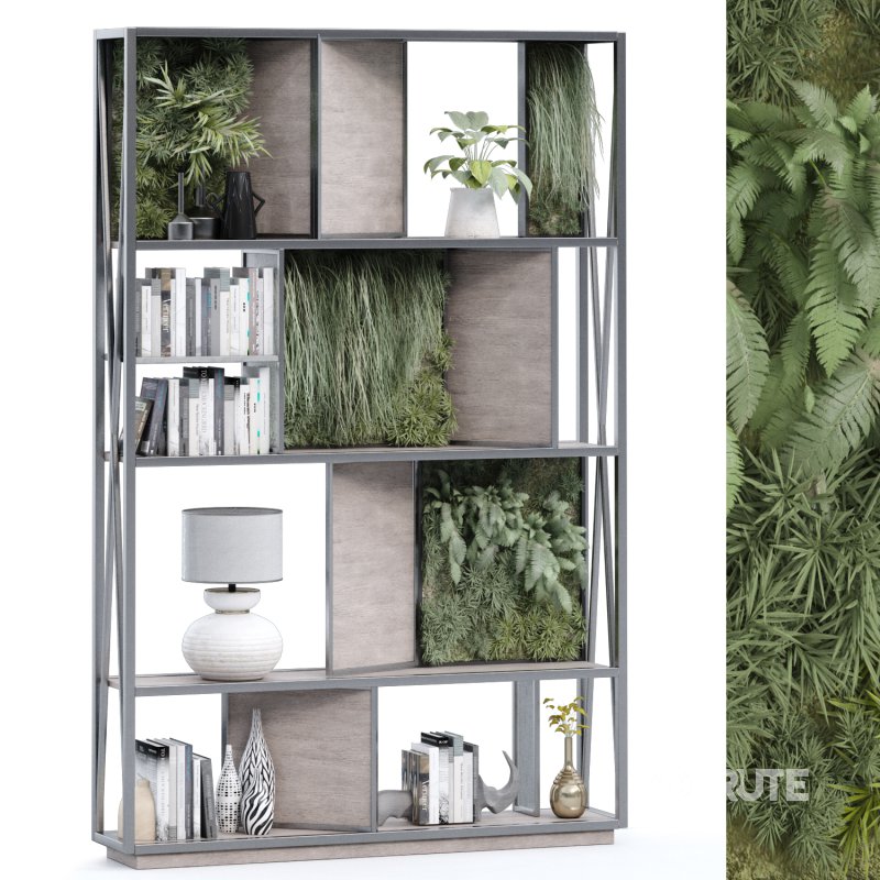 interior plant and decoration partition set 341 Image 1
