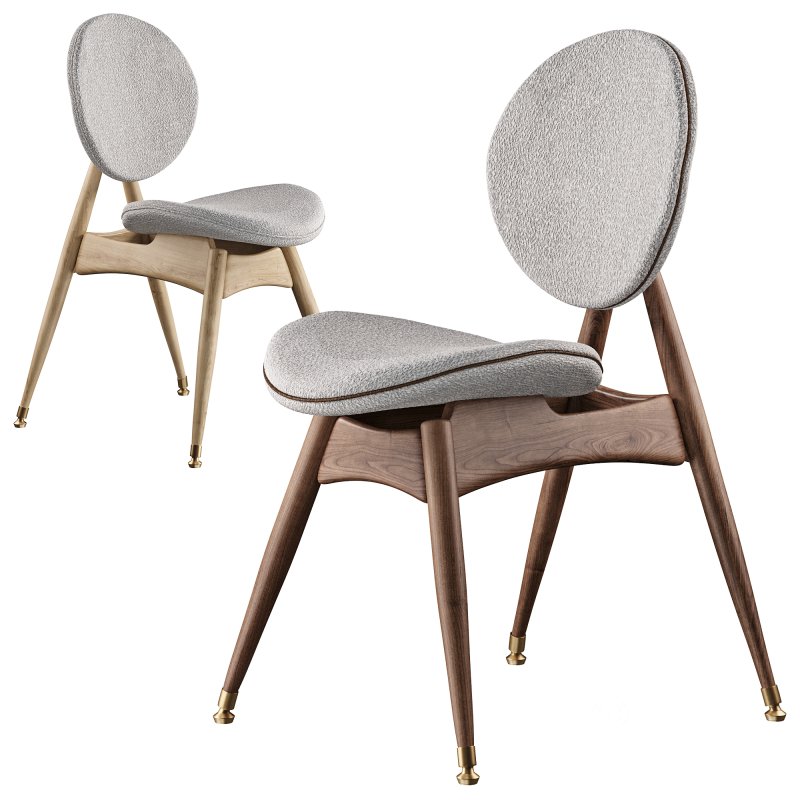 Circle Dining Chair by oandd without armrests Image 2