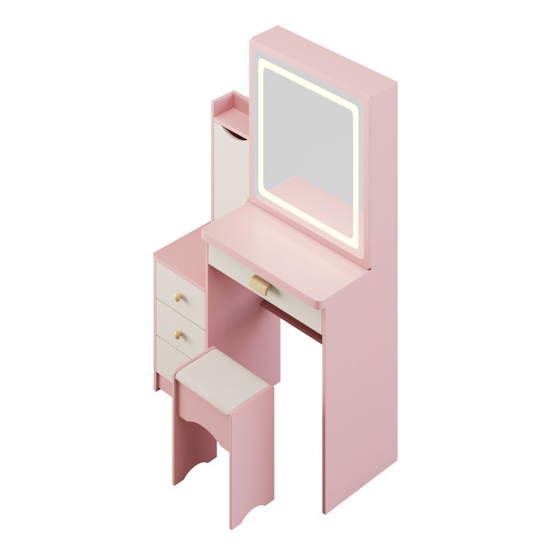 Ensemble coiffeuse et tabouret Vinush Image 6