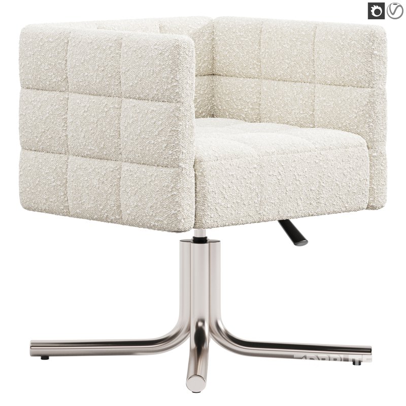 Matrice Green Leather Office Chair Image 5