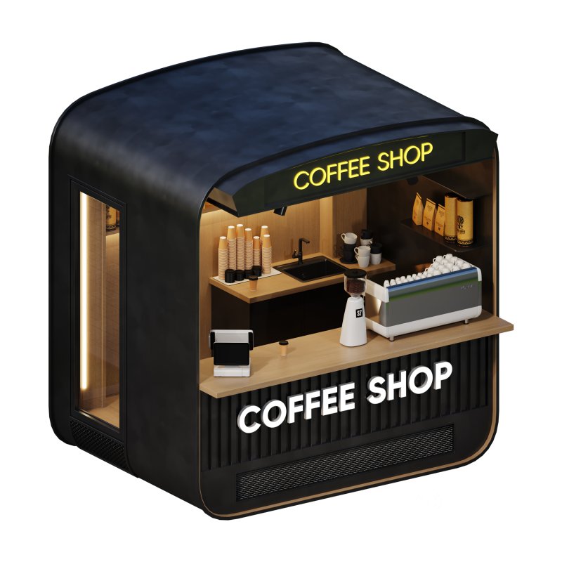 Coffee Shop 01 by Devran3D Image 4