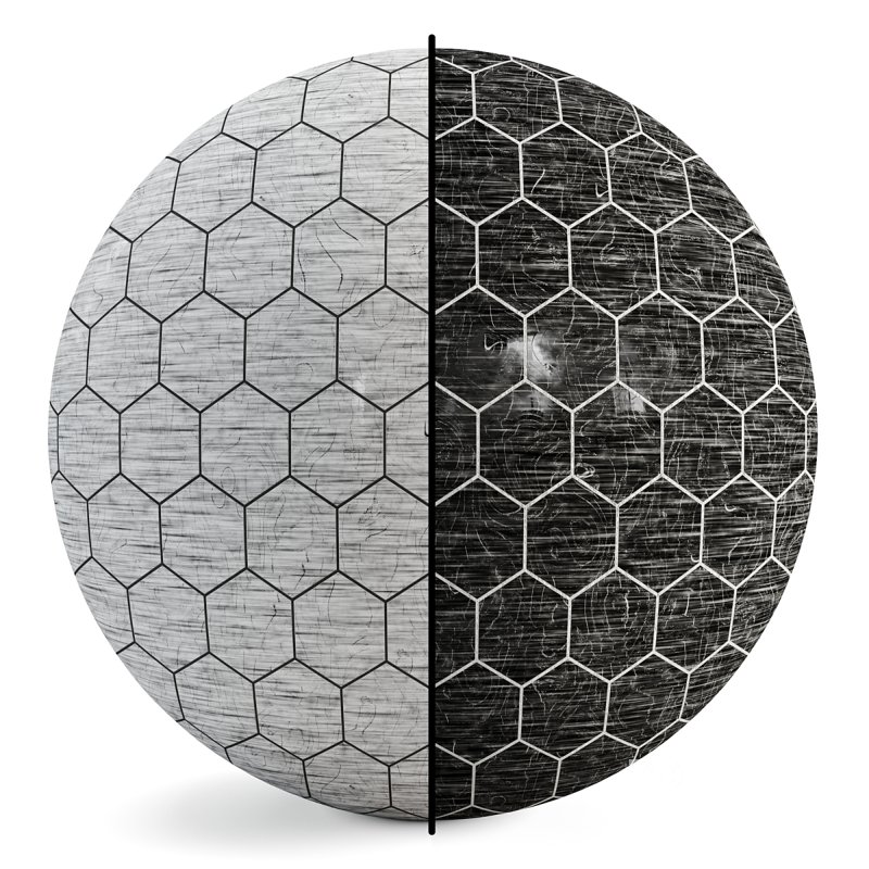 FB6 Marble Floor Tile stone | 4K | PBR | 2MAT Image 1