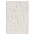 Akkira Abstract Cream Washable Wool Rug - Thumbnail 1