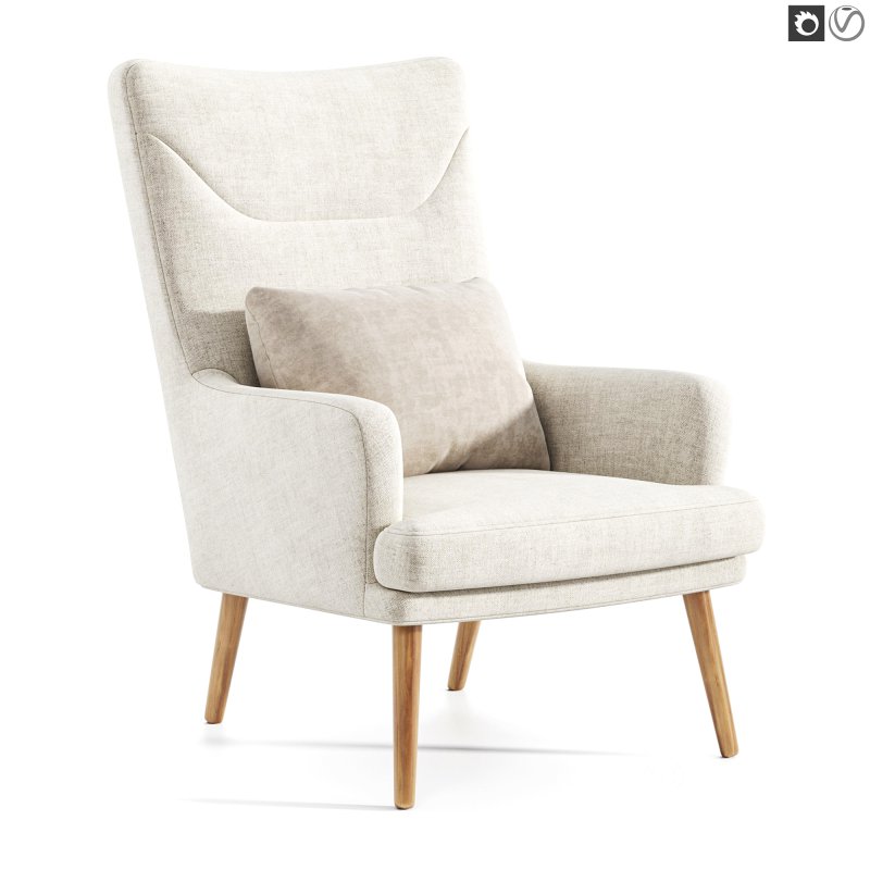 Pelagonia Fabric Armchair Image 2