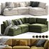 Movie Night 4 Piece Modular Sectional Open - Thumbnail 1
