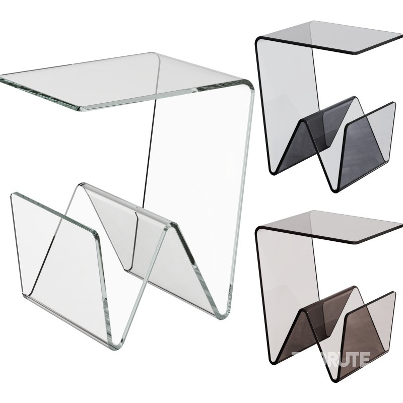 Coffee table Beistelltisch PLEXI Side Table Image 1