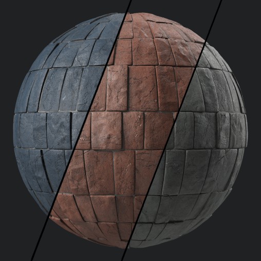 Stone Wall Materials 04- Sbsar Pbr 4k Seamless