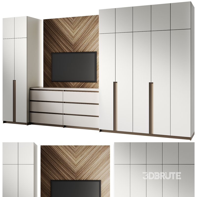 TV Wall for bedroom TV WALL 01 Image 2