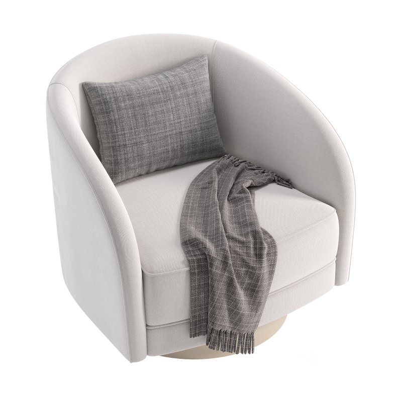 Ahead of the Curve Swivel Lounge Chair Image 5