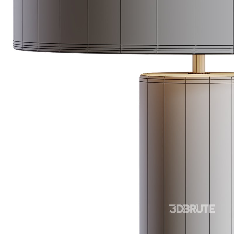 Grote tafellamp Mosaik betonnen voet Image 13