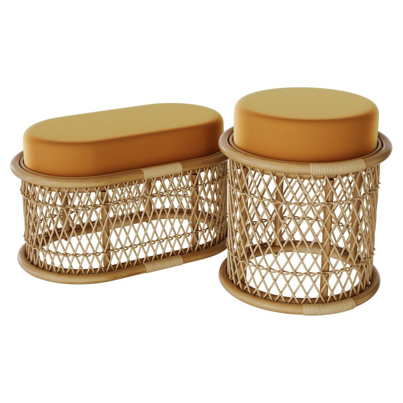 Table and bench BIANCA by Maison Matisse Image 2