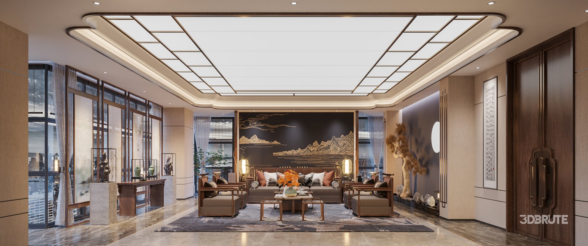 chinese living room Image 1