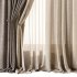 Linen and Sheer Curtain Set 69 - Thumbnail 2