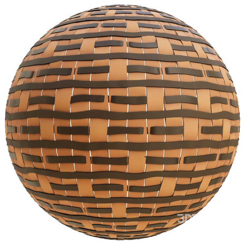 FB347 Wicker ribbon fiber | 4MAT | PBR | 4k Image 3