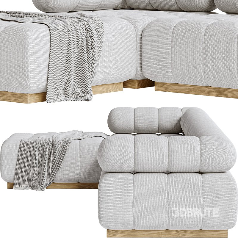 Roma Outdoor 4-Piece Sectional Image 4