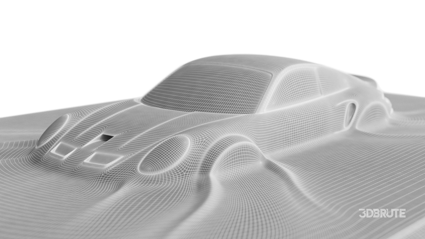 Porsche 911 GTS wall sculpture Image 8