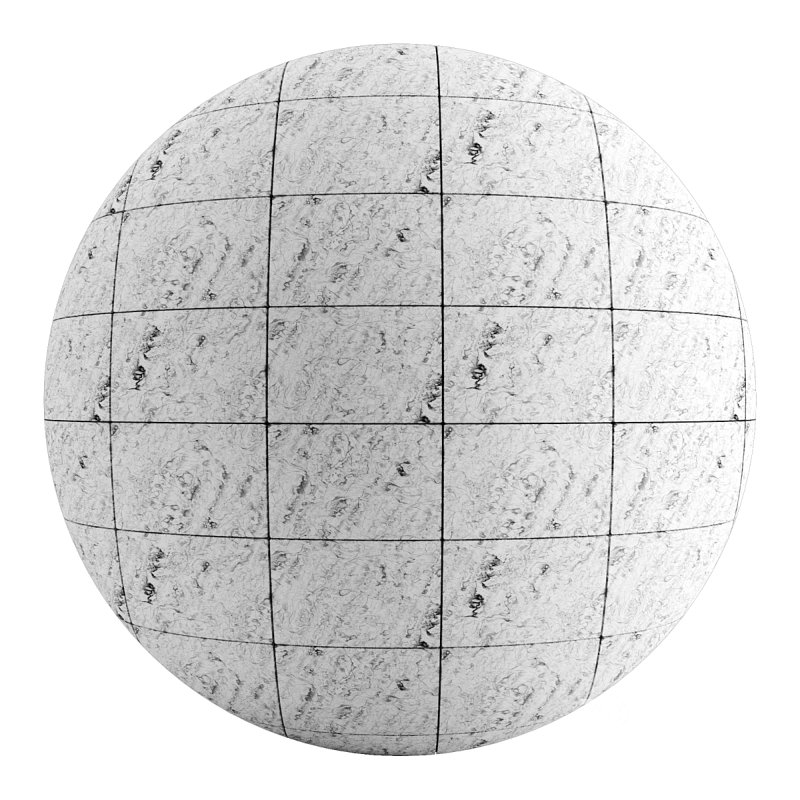 FB5 Marble Floor Tile stone | 4K | PBR | 2MAT Image 2