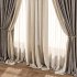 Linen and Sheer Curtain Set 69 - Thumbnail 7