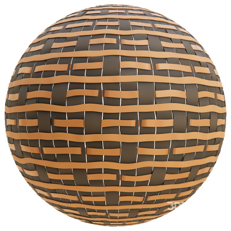 FB347 Wicker ribbon fiber | 4MAT | PBR | 4k Image 2