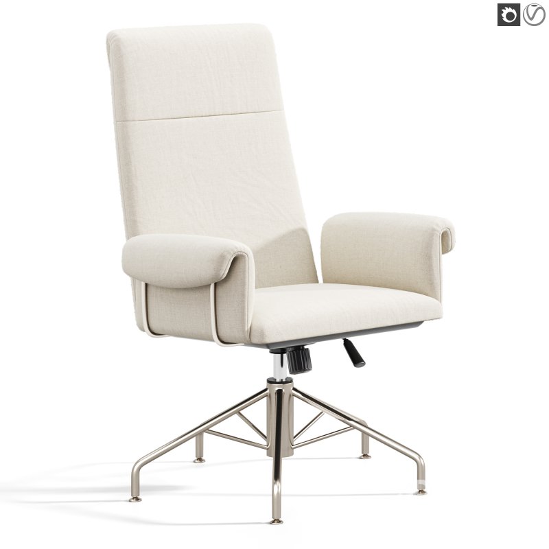 Saviti Olive Velvet Office Chair Image 2