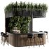 Coffee Bar with Plants-set13 - Thumbnail 3