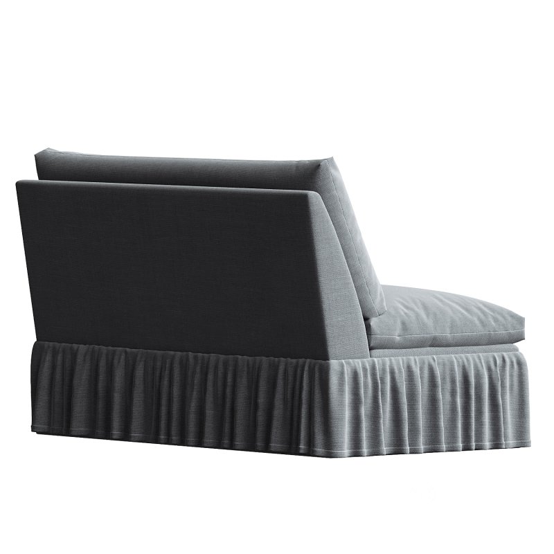 Thelma Settee, Linen Image 3