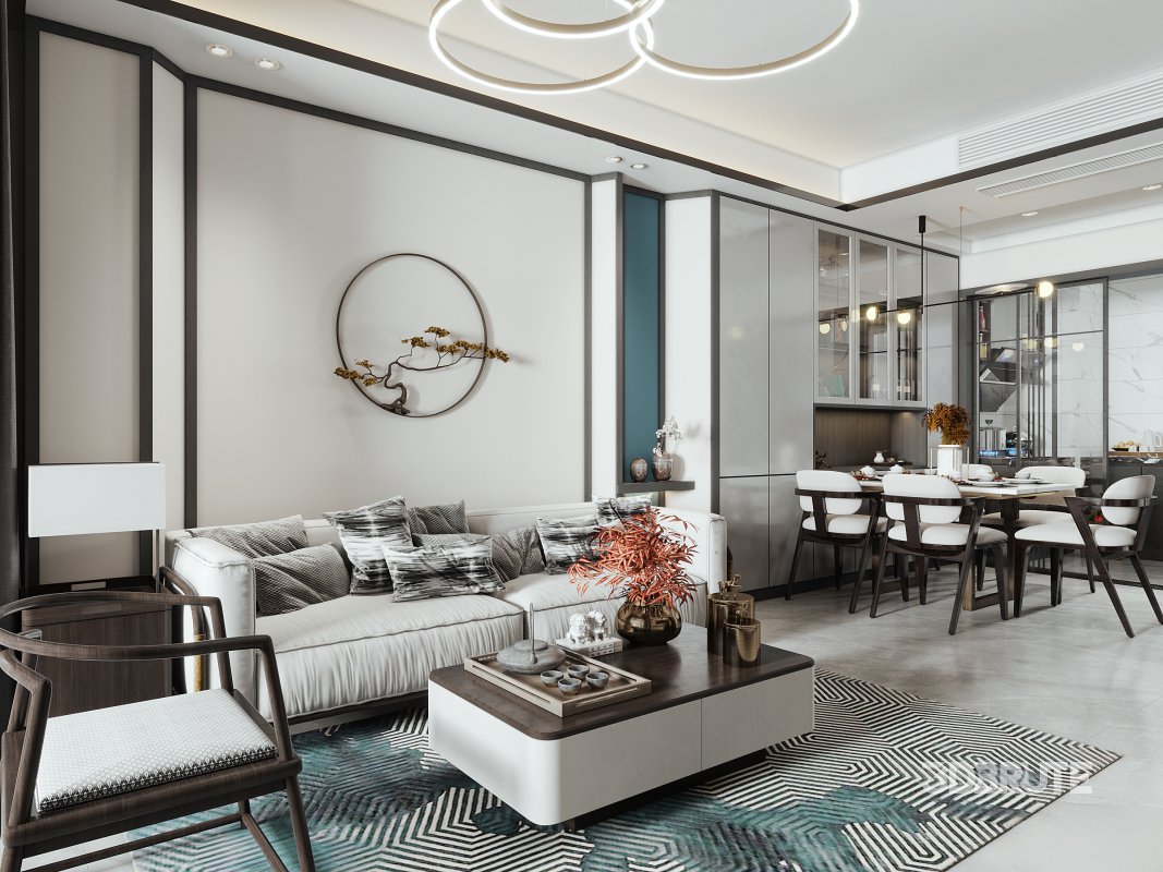 living room dining room bedroom Image 5