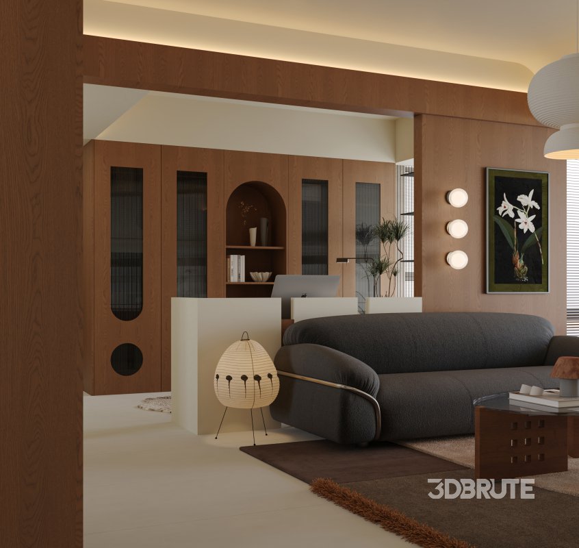 living room office room Image 4