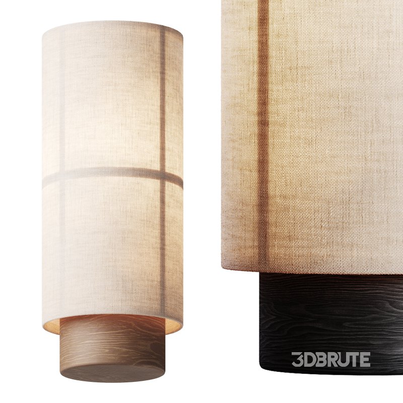 Handgemaakte mobiele tafellamp Hashira, dimbaar Image 12