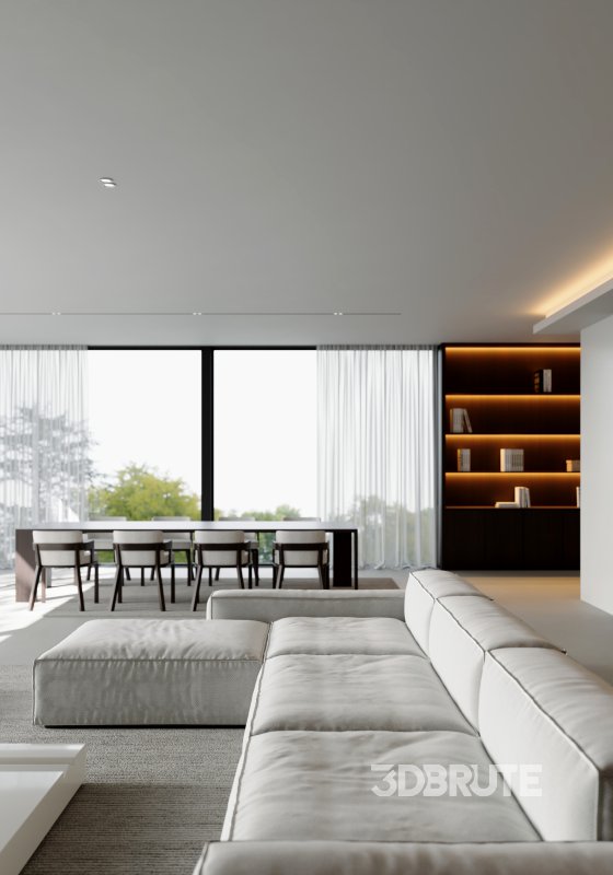 living room dining room Image 7