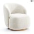 Sienna Fabric Swivel Armchair - Thumbnail 5