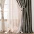 Luxurious Dual Layer Drapes with Shee Curtain 70 - Thumbnail 5