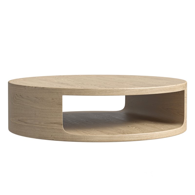 Hot sale luxury popular style coffee table solid oak furniture coffee tables Image 2