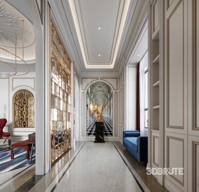 Living Room Hallway Image 6