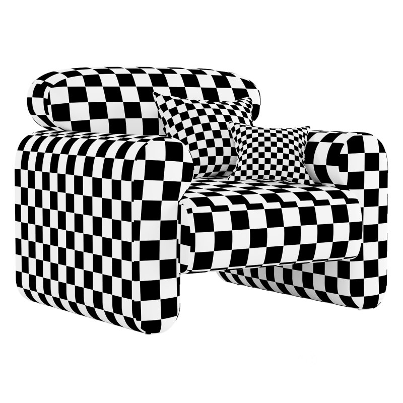 Gala Reverse Roll Arm Chair Image 5