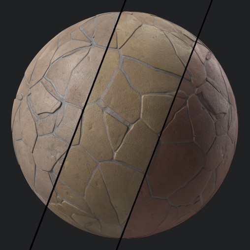 Stone Wall Materials 02- Brush Rock | Sbsar Pbr 4k Seamless