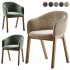 Isa Fabric Dining Arm Chair - Thumbnail 3