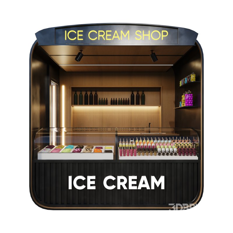 Ice Cream Shop 01 by Devran3D Image 2