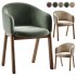 Isa Fabric Dining Arm Chair - Thumbnail 5