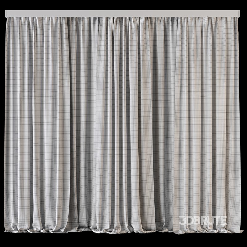 Herringbone and Sheer Curtain Set 71 Image 3