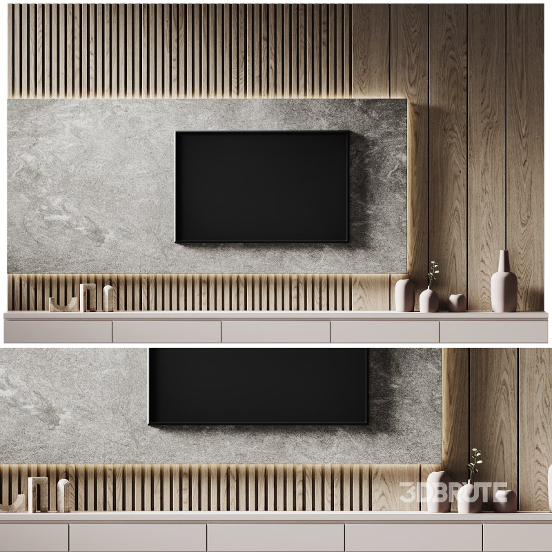 TV Wall for living room TV WALL 02 Image 1