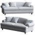 Late 20th Century European Linen Sofa - Thumbnail 4