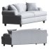 Late 20th Century European Linen Sofa - Thumbnail 3