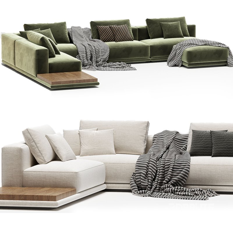 Movie Night 4 Piece Modular Sectional Open Image 3