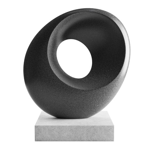 Abstract stone sculpture