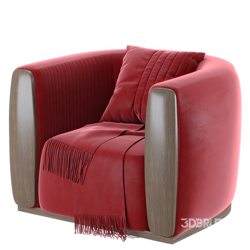 Collar armchair Image 1