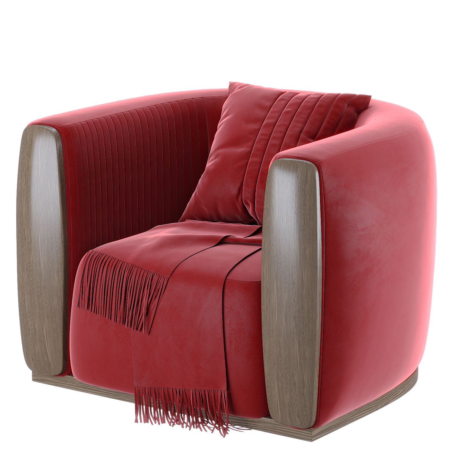Collar armchair