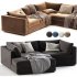 Oceanside Deep 2 Piece Left Arm Bumper Sectional Sofa - Thumbnail 5