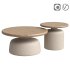 Luxury Modern Scandinavian Simple Oak Wooden Contemporary Centerpiece Tea Table Coffee Table - Thumbnail 3
